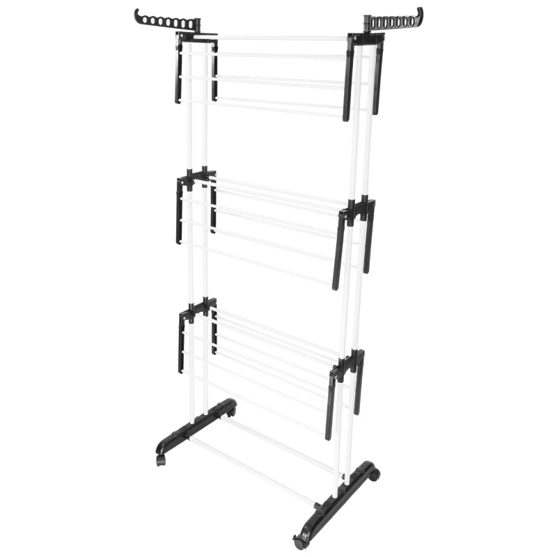 suszarka na pranie pionowa, suszarka wielopoziomowa, suszarka na kółkach