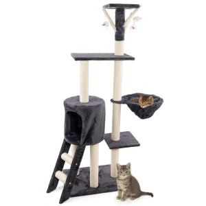 Drapak dla kota 138 cm Ciemnoszary WERDANO PETS