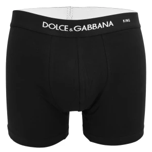Bokserki męskie majtki czarne DOLCE & GABBANA B03