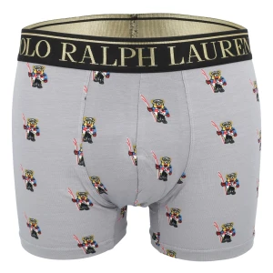 Bokserki męskie majtki szare POLO RALPH LAUREN B67