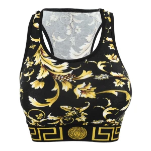 Top damski stanik sportowy czarny VERSACE T2