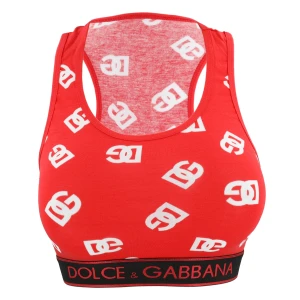 Top damski stanik sportowy czerwony DOLCE&GABBANA T5