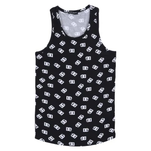 Top męski koszulka bezrękawnik czarny DOLCE&GABBANA T13