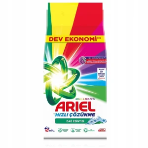 Ariel Mountain Spring Szybkie Rozpuszczanie - Proszek do Prania Koloru - 9kg