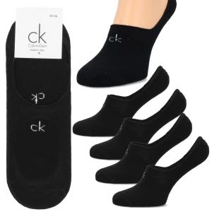 Skarpetki stopki skarpety niskie męskie CALVIN KLEIN 2-pak czarne rozmiar 40-46