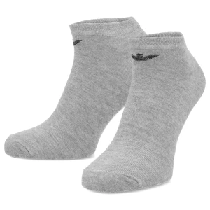 Skarpetki stopki skarpety niskie męskie Emporio Armani szare rozmiar 40-46