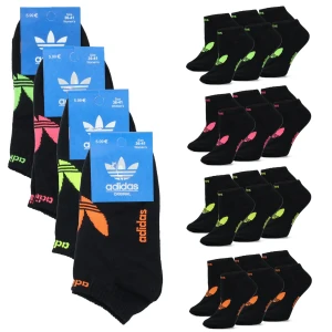 Skarpetki stopki skarpety niskie damskie Adidas 12-pak czarne rozmiar 36-40