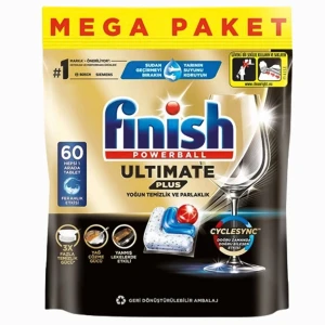 Kapsułki do Zmywarki Finish Powerball Ultimate Plus 60 Sztuk