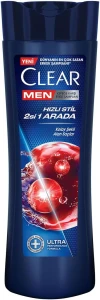 Szampon przeciwłupieżowy CLEAR Men Quick Style 2w1 350 ml