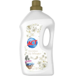 Płyn do Płukania Tkanin Zmiękczający ACT Soft Lily Whisper 60 prań 3L