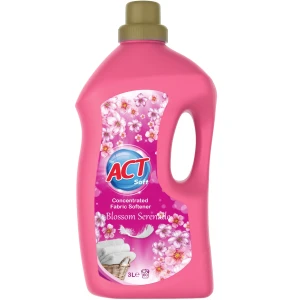 Płyn do Płukania Tkanin Zmiękczający ACT Soft Blossom Serenade 60 prań 3L