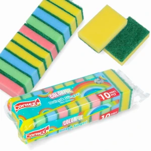 Cornex - Zmywak Kuchenny Kolorowy -10 Sztuk