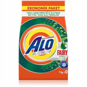 Alo Platinum z Efektem Fairy - Proszek do Prania Białego - 7 kg