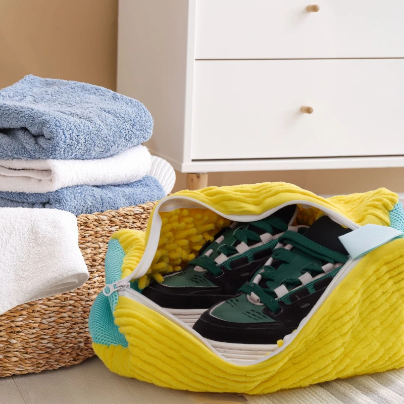 torba do prania butów, worek ochronny na buty, worek do pralki z mikrofibry