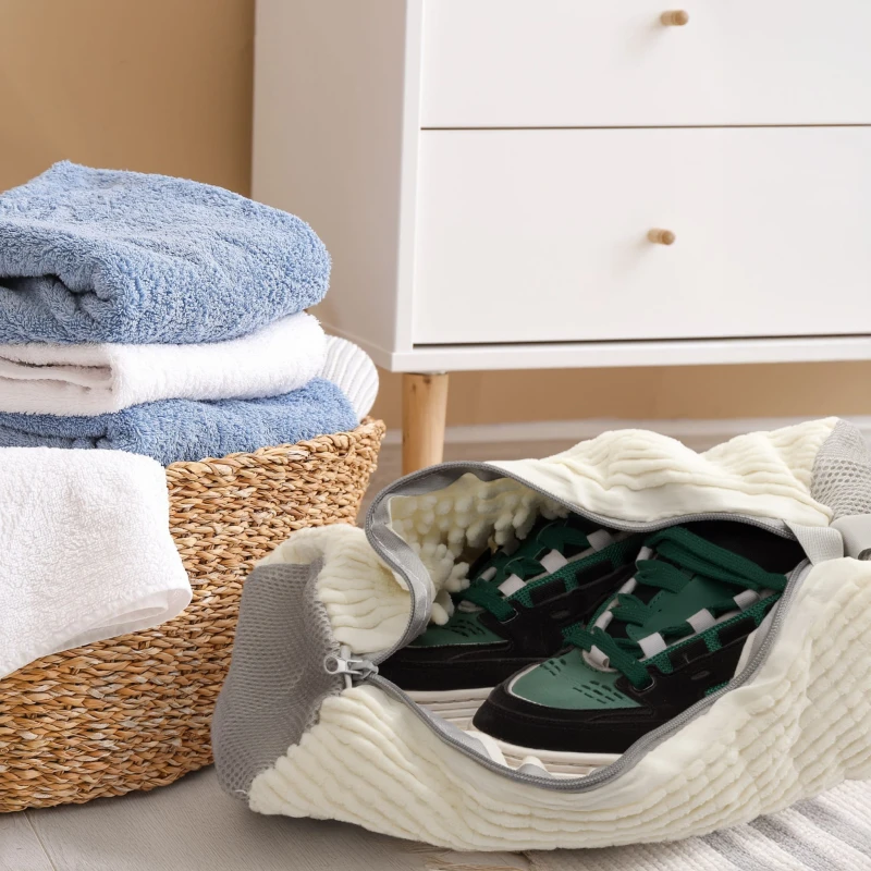 torba do prania butów, worek ochronny na buty, worek do pralki z mikrofibry