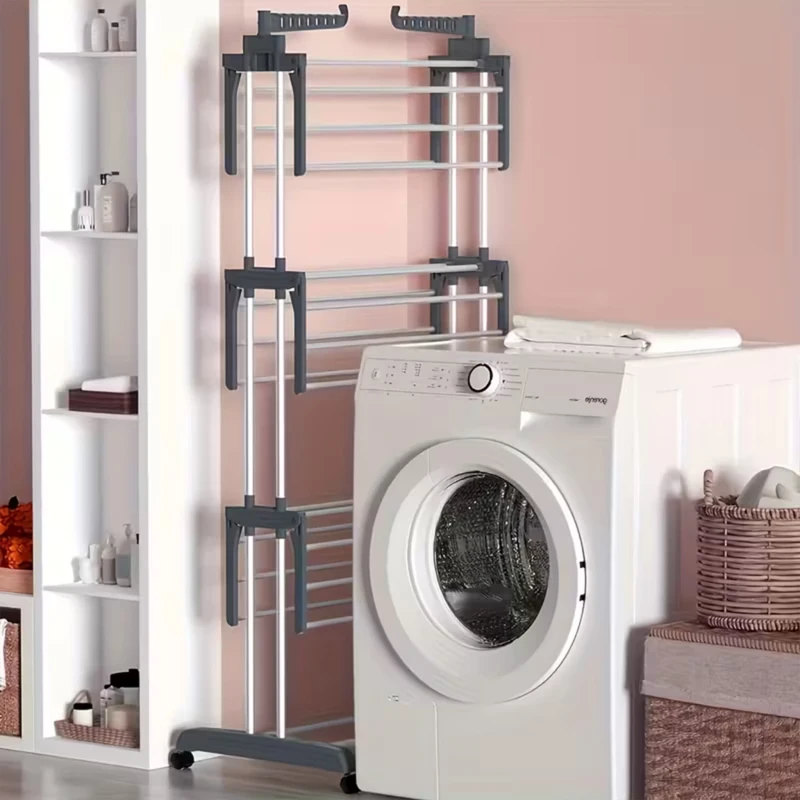 suszarka na pranie pionowa, suszarka wielopoziomowa, suszarka na kółkach