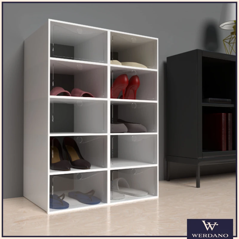 pojemniki do przechowywania butów, pudełka na buty, organizery na buty, pudełka składane