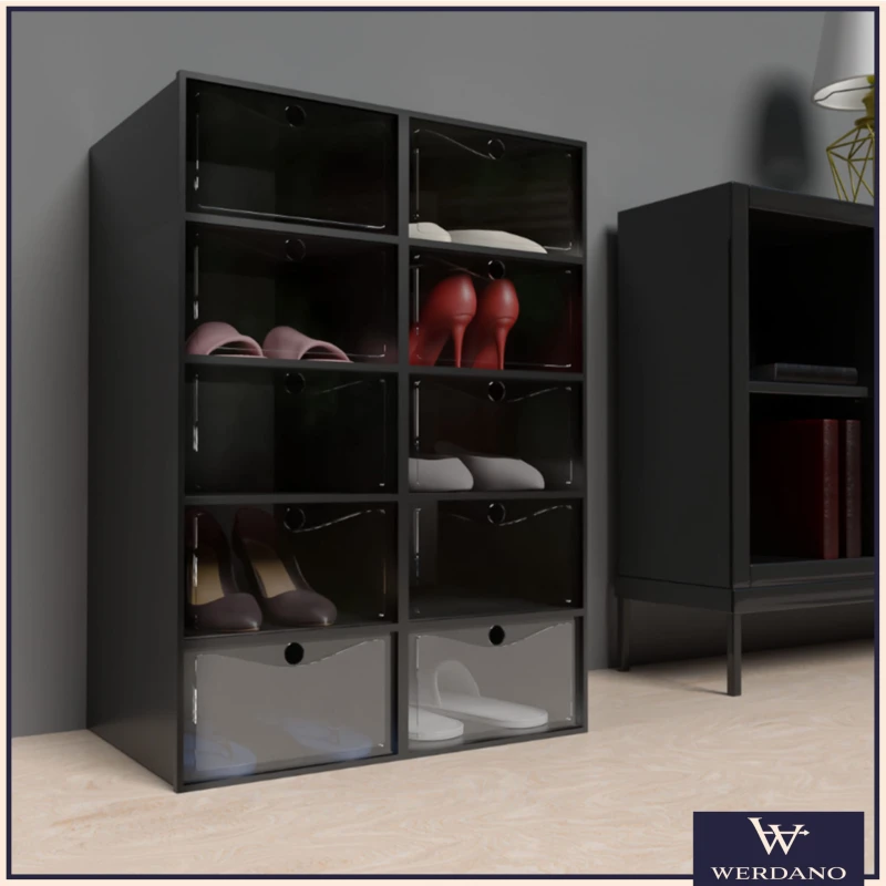 pojemniki do przechowywania butów, pudełka na buty, organizery na buty, pudełka składane