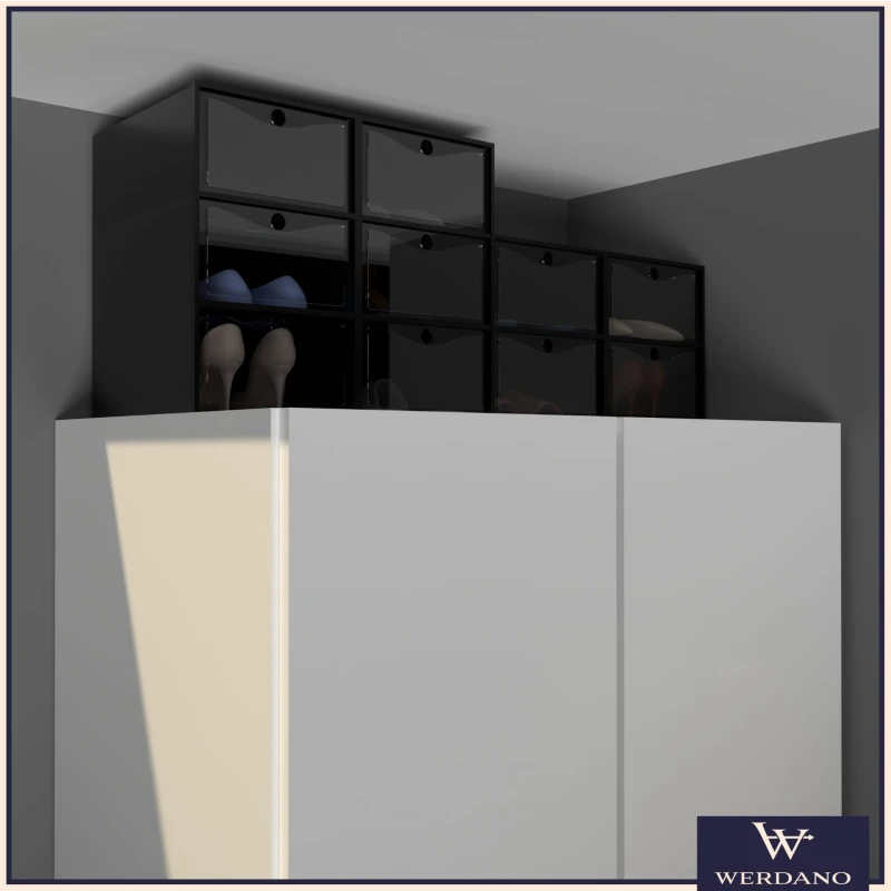 pojemniki do przechowywania butów, pudełka na buty, organizery na buty, pudełka składane