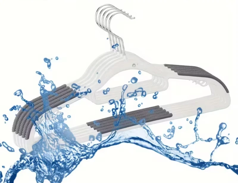 wieszaki antypoślizgowe, wieszaki na ubrania, wieszaki zestaw 10 sztuk