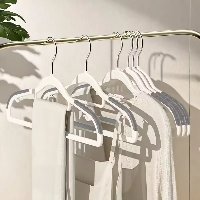 wieszaki antypoślizgowe, wieszaki na ubrania, wieszaki zestaw 10 sztuk