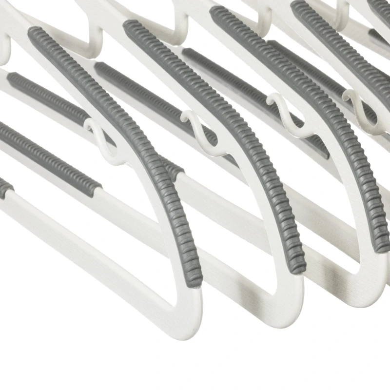 wieszaki antypoślizgowe, wieszaki na ubrania, wieszaki zestaw 10 sztuk