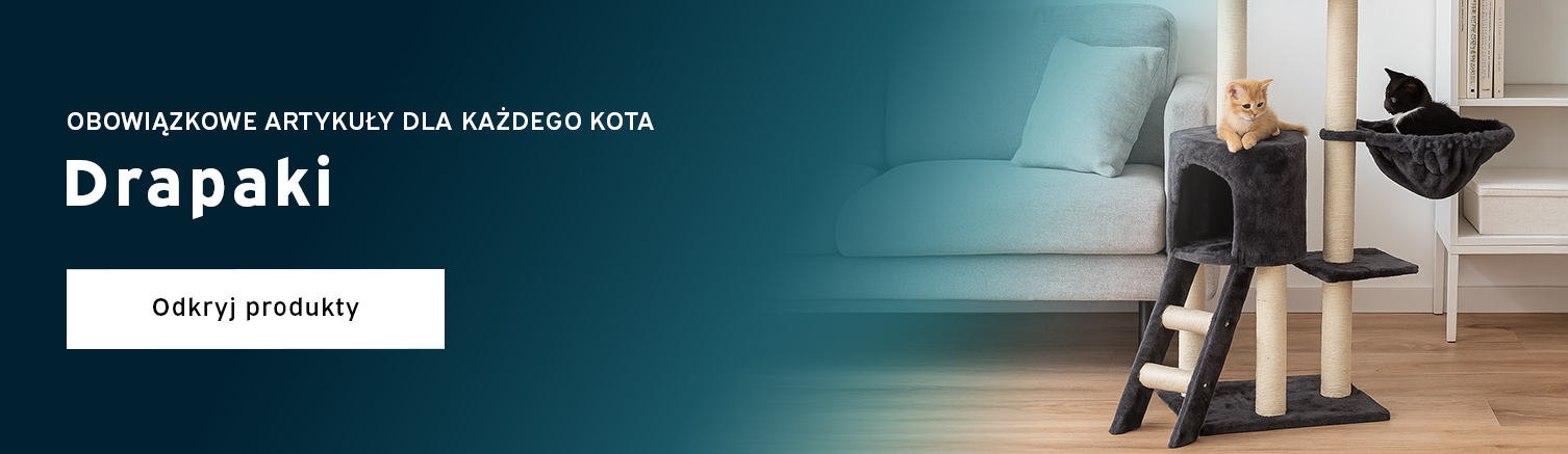 Drapaki dla kota wysokie wielopoziomowe Clenero - Twój sklep z chemią gospodarczą