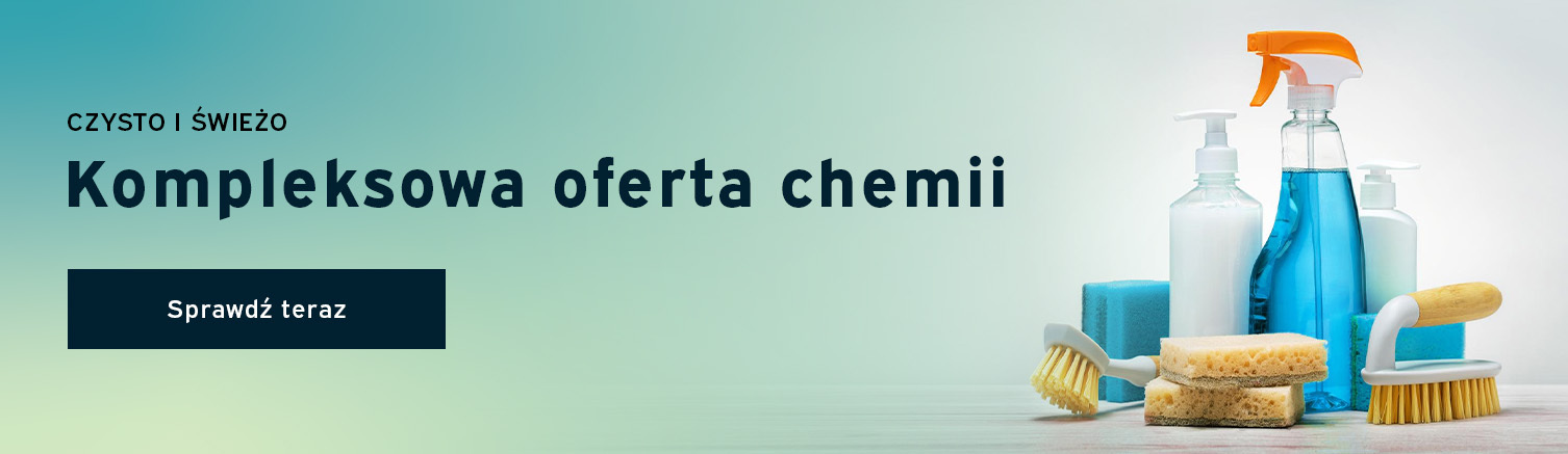 Nazwa banera na komputerze zoptymalizowana pod SEO Clenero - Twój sklep z chemią gospodarczą